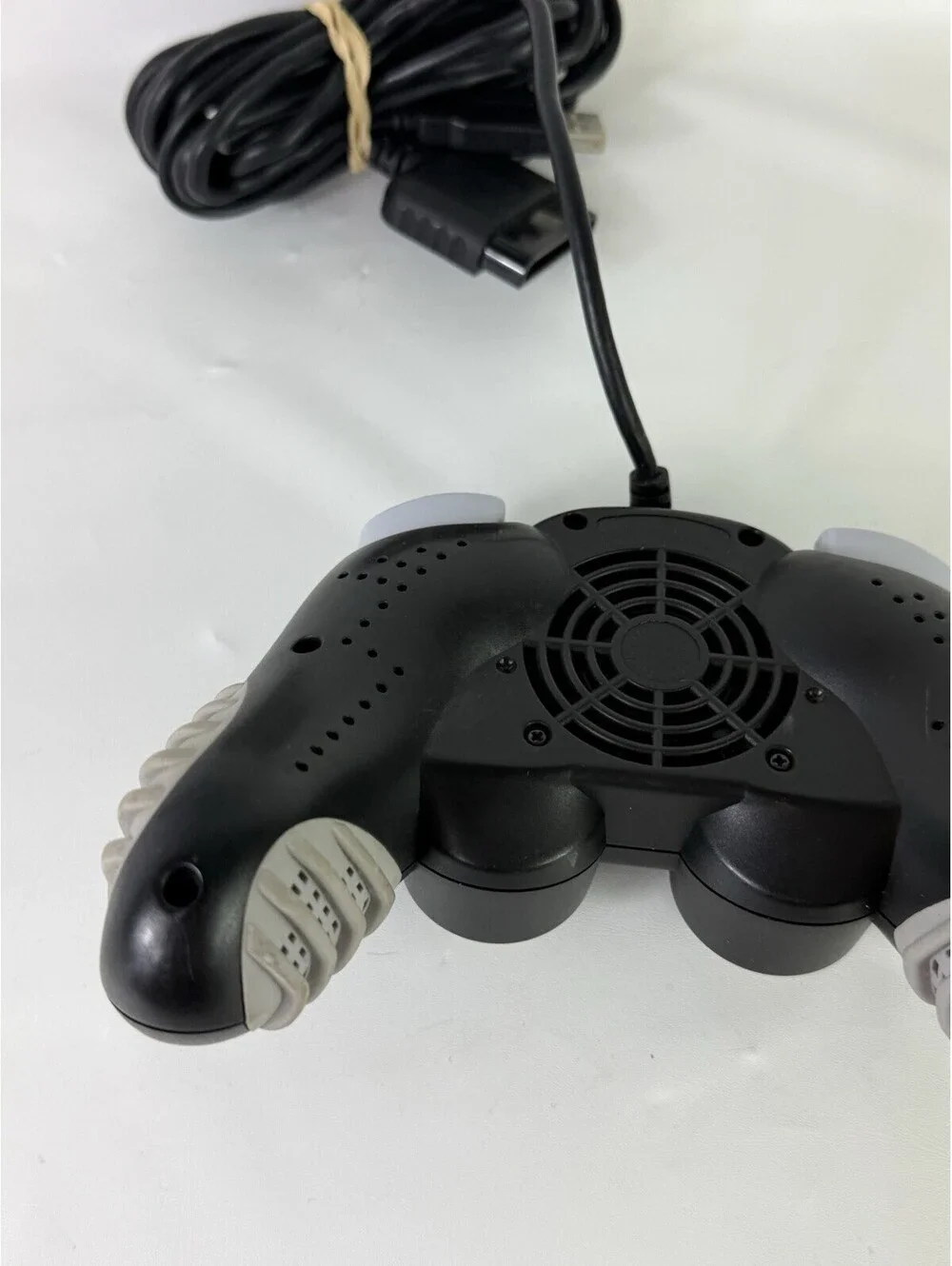 AS IS PLEASE READ NYKO AIR FLO XL PS2 & USB PC Controller Cooling Fan Built In